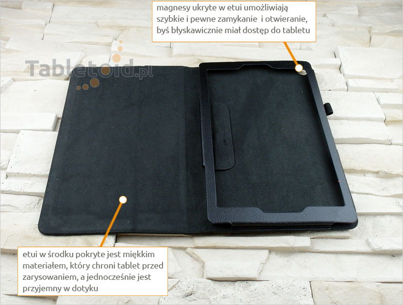 etui dedykowane na tablet